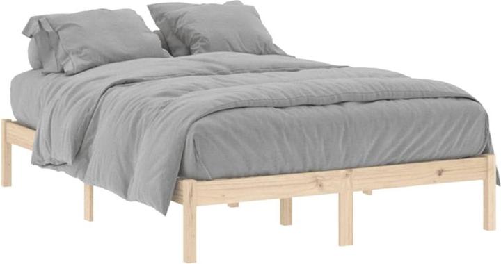 Actual product image vidaXL Bett ohne Matratze Kiefer (137 x 190 cm)