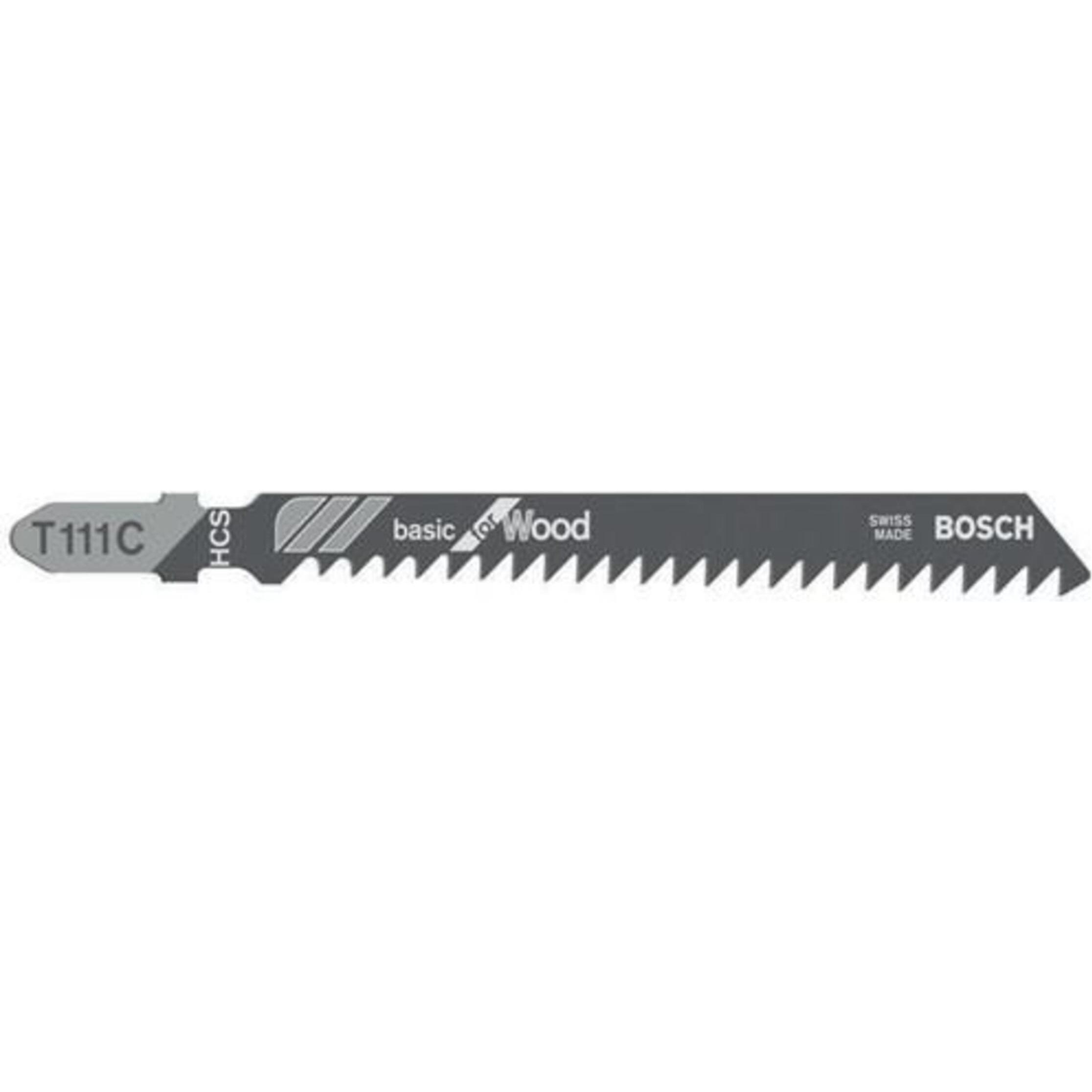 Thumbnail - Bosch Professional Zubehör, Sägeblatt, Stichsägeblatt T 111 C Basic for Wood, 5er-Pack