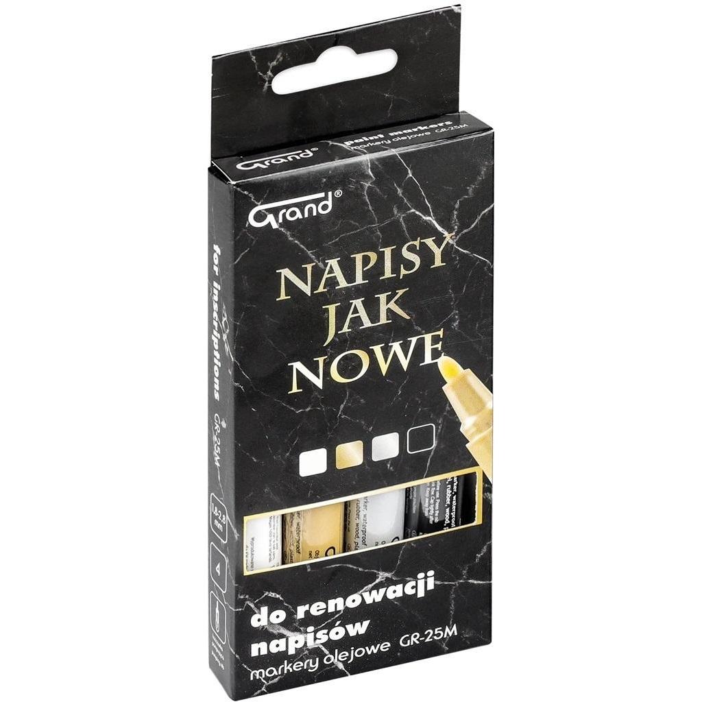 GrandHall Ölmarker GR-25M für Grabsteine 4 Stk (4 x) (505912)
