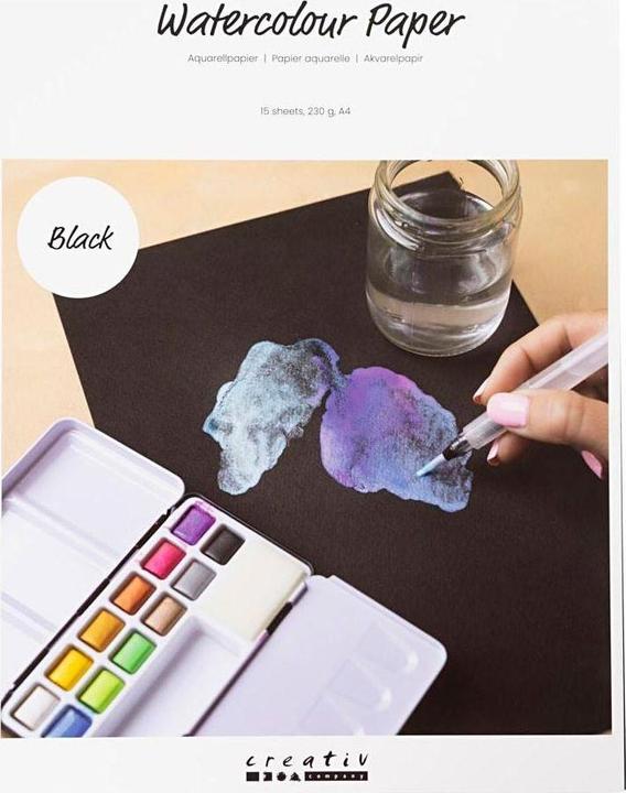 Image du produit Creativ Company Papier aquarelle (230 g/m², 15 x)
