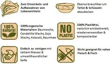 Actual product image Nuts Beeswax Cloth Roll Fruit, 30.5x90 cm (1 x)