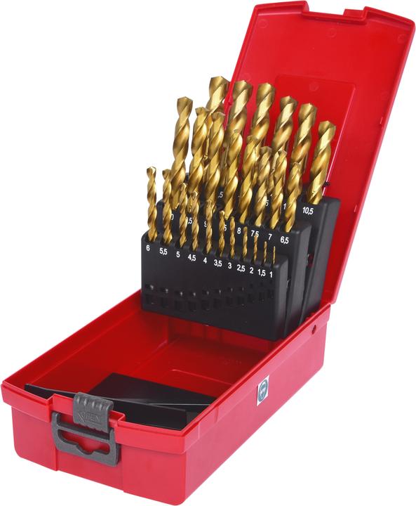 Actual product image KS Tools HSS TiN Twist Drill Set (1 mm - 13 mm)