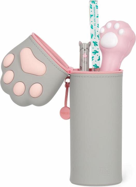 Produktbild Legami Kawaii 2-in-1 Silicone Pencil Case Katze, Federmäppchen, Mäppchen, Stiftehalter, KA0022