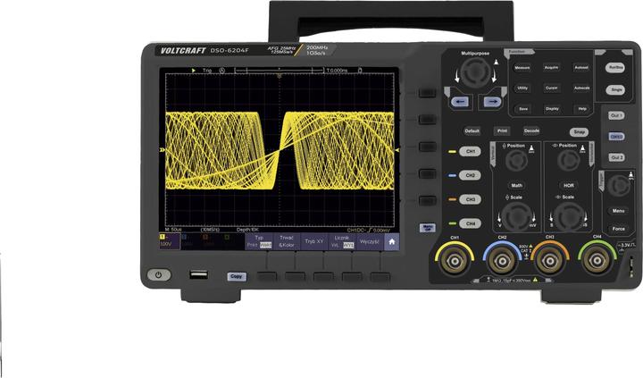 Voltcraft Digitales Oszilloskop DIGITAL OSZILLOSKOP DSO 6204F (CAT II)