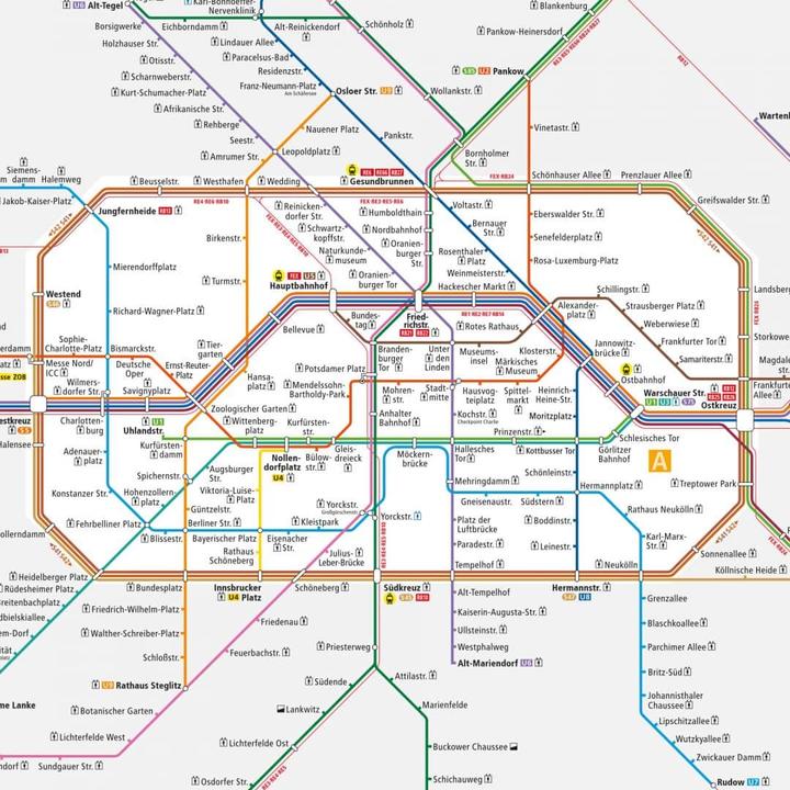 Produktbild BVG Berlin - Netzplan Berlin (432 x 300 cm)