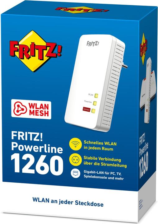 Produktbild FRITZ! Powerline 1260 (1200 Mbit/s)