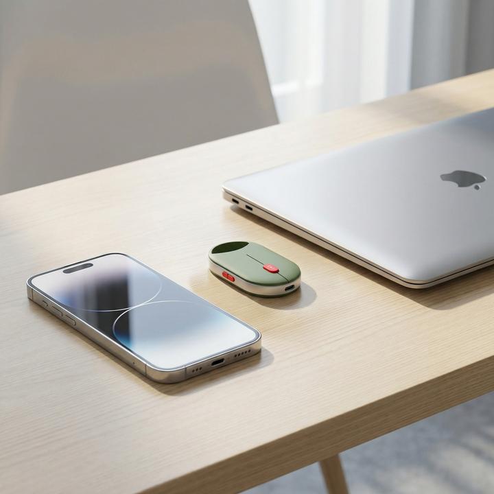 Image du produit CSL Maus kabellos Bluetooth & 2,4GHz für Rechtshänder & Linkshänder, 2 Geräte Maus, 7 Tasten, Grün (Docking, Filaire, Sans fil)