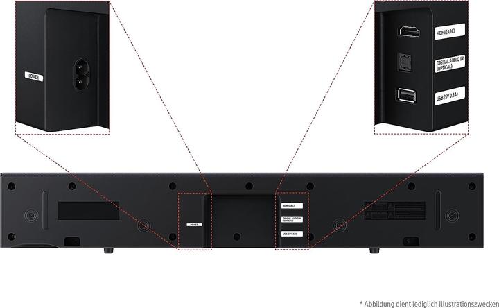 Produktbild Samsung B-Series Soundbar HW-B410GF 2.0-Kanal (20 W, 2.0 Kanal)
