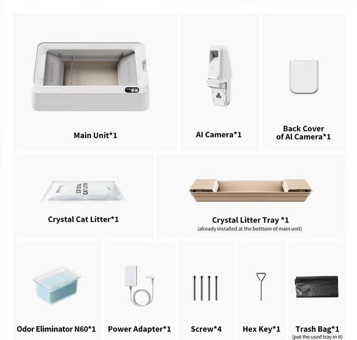 Immagine prodotto Petkit Purobot Crystal (Lettiera autopulente)