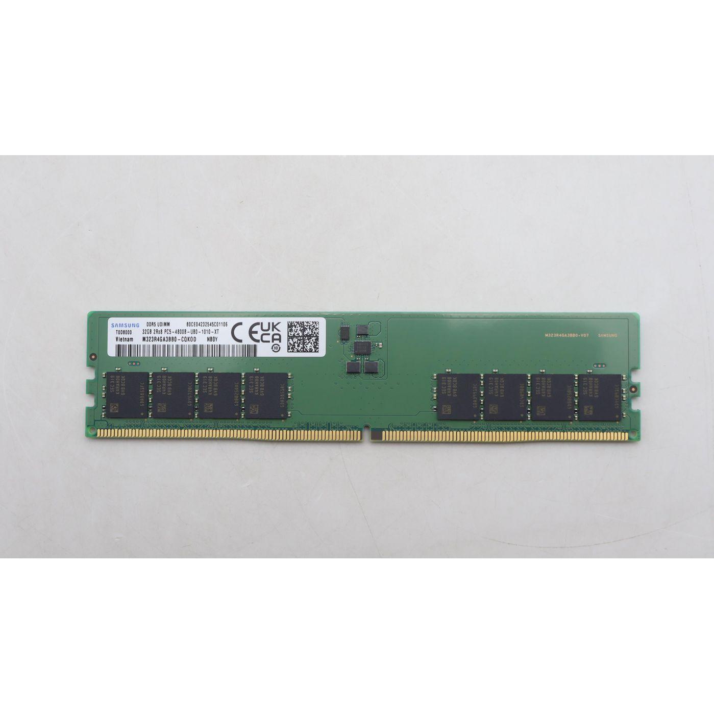 Lenovo MEMORY UDIMM,32GB, DDR5,4800 (4800 MHz, DDR5-RAM, U-DIMM), RAM