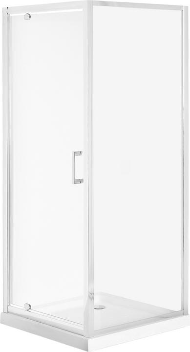 Immagine prodotto Beliani Cabina doccia in vetro temperato 70 x 70 x 185 cm argento DARLI (70 cm, 70 cm, 185 cm)