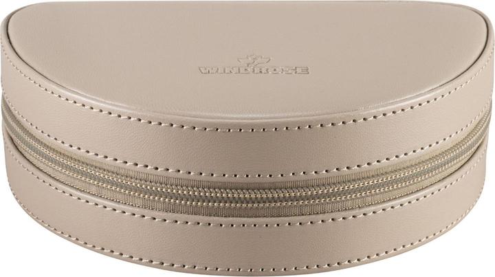 Windrose 803924.12 - Kleines Schmucketui mit Reisverschluss Merino Moda beige