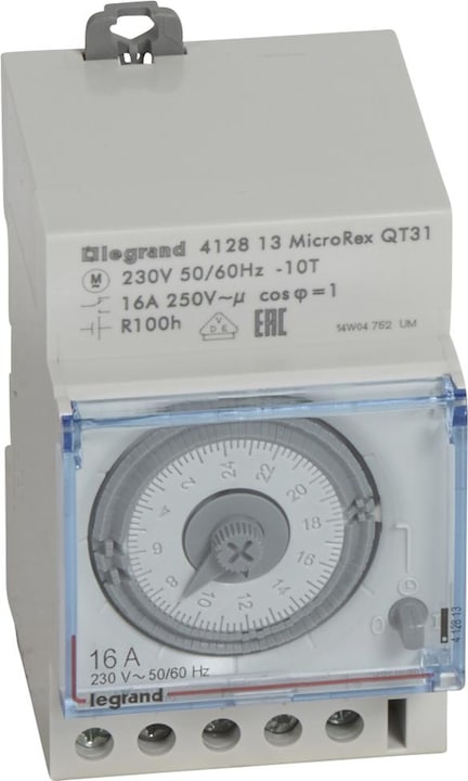 Produktbild Legrand MicroRex QT31 230V 50-60Hz 412813 Tagesschaltuhr,quarz