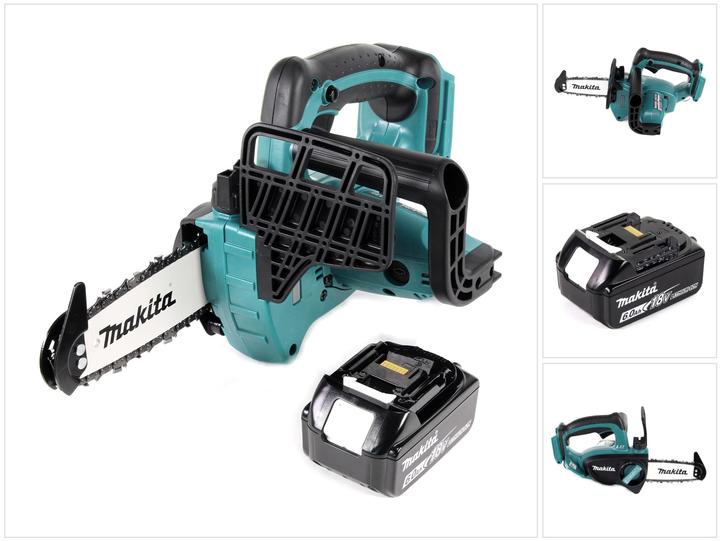 Produktbild Makita DUC 122 G1 18 V Li-Ion Akku Kettensäge + 1x BL1860 6,0 Ah Akku - ohne Ladegerät (Akku Kettensäge)