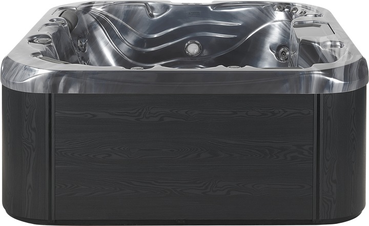 Produktbild Beliani Whirlpool Outdoor grau mit LED quadratisch 200 x 200 cm LASTARRIA (5 Pers.)