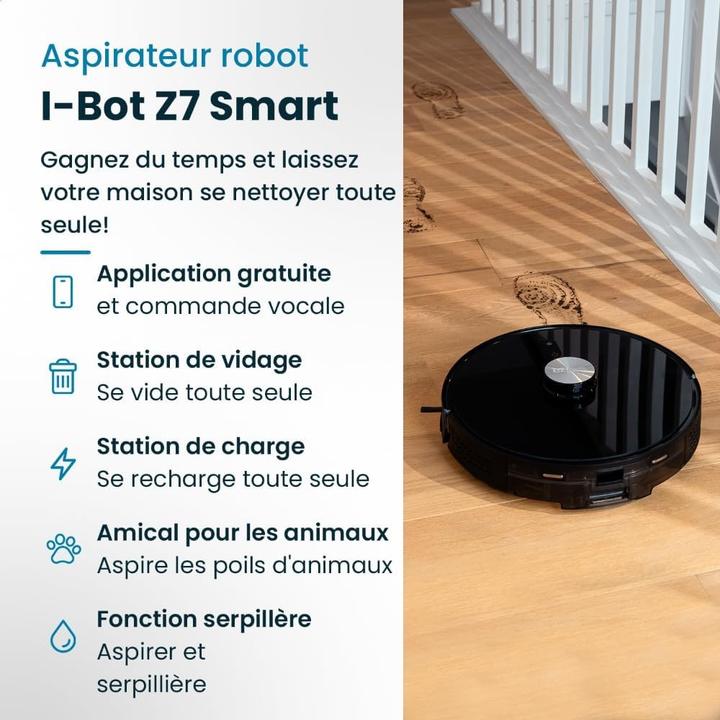 Image du produit Eziclean I-Bot Z7 Smart (3000 Pa)