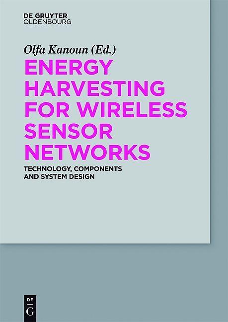 Produktbild Energy Harvesting for Wireless Sensor Networks (Olfa Kanoun, 2018)