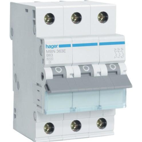 Hager, Schutzschalter, MBN363E