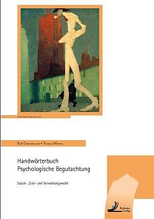 Produktbild Handwörterbuch Psychologische Begutachtung (Deutsch, Ralf Dohrenbusch, 2016)