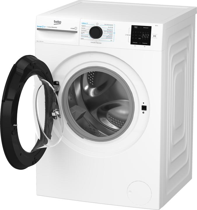 Actual product image Beko WaMa BM3WFU3841X 8kg A wh (8 kg, Left)