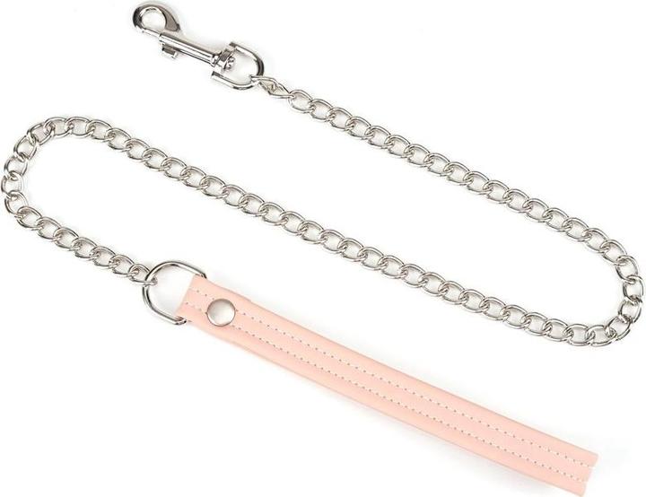 Produktbild Liebe Seele Pink Organosilicone - Halsband mit Leine (Vegan & Nickelfrei)