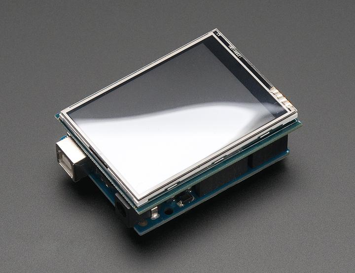 Actual product image Adafruit 2.8" TFT Touch Shield for Arduino v2 (Shield)
