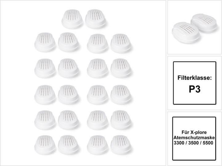 Produktbild Dräger Partikelfilter P3 R (VE=2 Stk) (FFP3, 22 x)