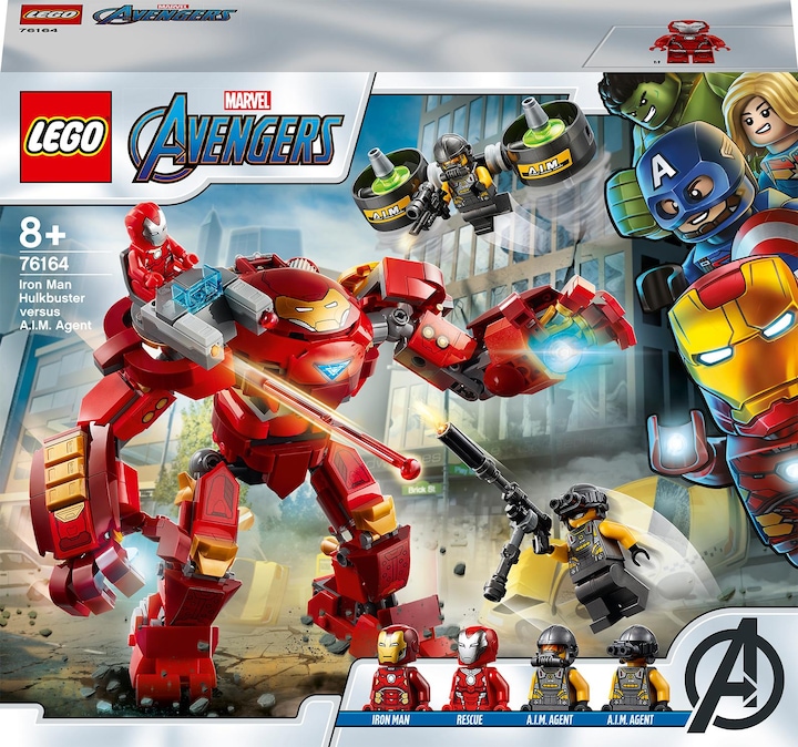 Produktbild LEGO Iron Man Hulkbuster vs. A.I.M. Agent (76164, LEGO Marvel)