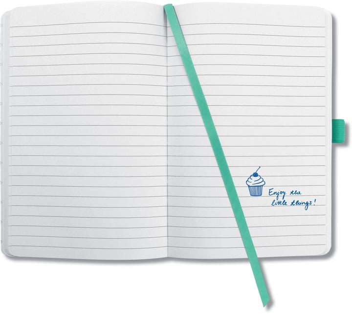 Nährwerte und Zutaten Sigel Notizbuch JOLIE Flair (A6, Liniert, Harter Einband)