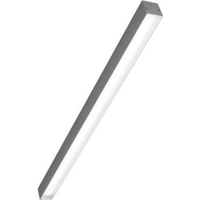 Csdk SL, Wandleuchte + Deckenleuchte, LQ60 II påbyg 23W, 2300lm, 4000K, Mikroprismatisk optik, Naturanodiseret Aluminium...