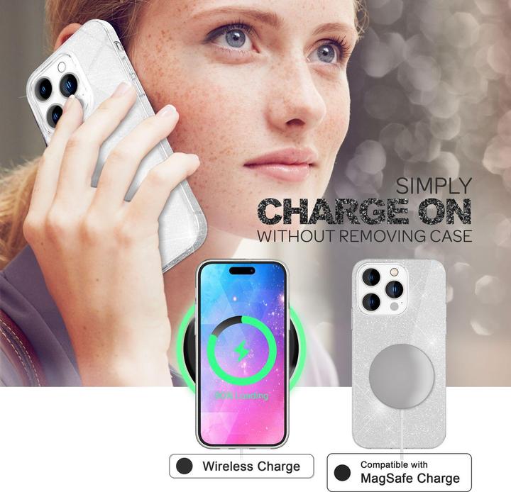 Actual product image Nalia Glitter cover (Apple iPhone 14 Pro Max)