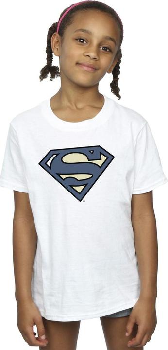 Produktbild Superman Indigo Blue Logo TShirt Mädchen (152, 158)