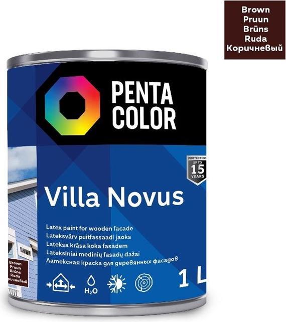 Pentacolor Vernici per facciate Villa Novus (Marrone C (1000 ml)