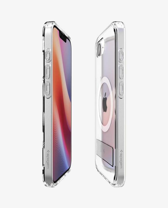 Actual product image Spigen Ultra Hybrid S (MagFit) iPhone 16e Casen Clear White (Apple iPhone 16e)