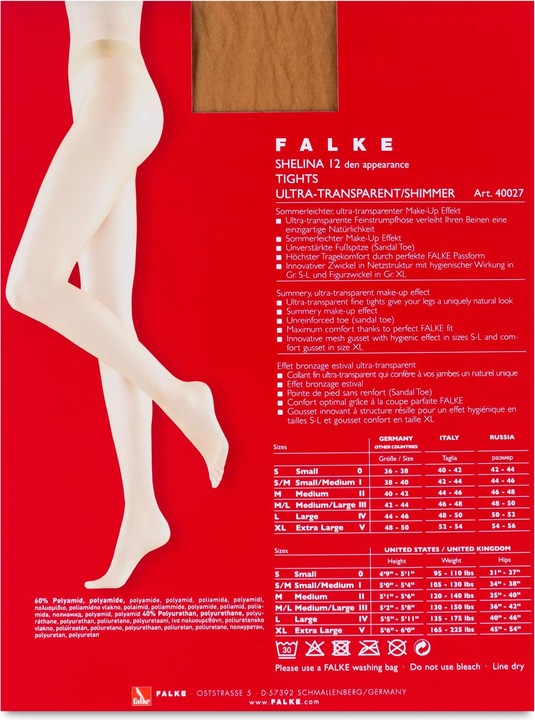 Image du produit Falke Shelina 12 TI (12 DEN, 40 - 42)