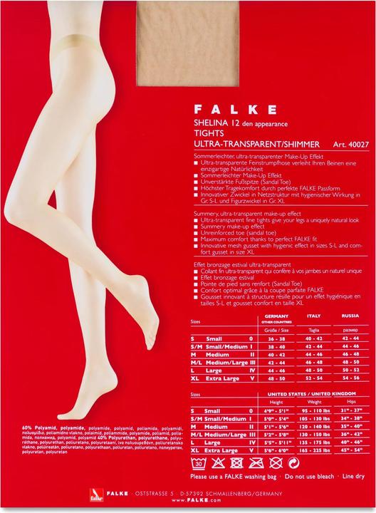 Immagine prodotto Falke Shelina 12 TI (12 DEN, 38 - 40)