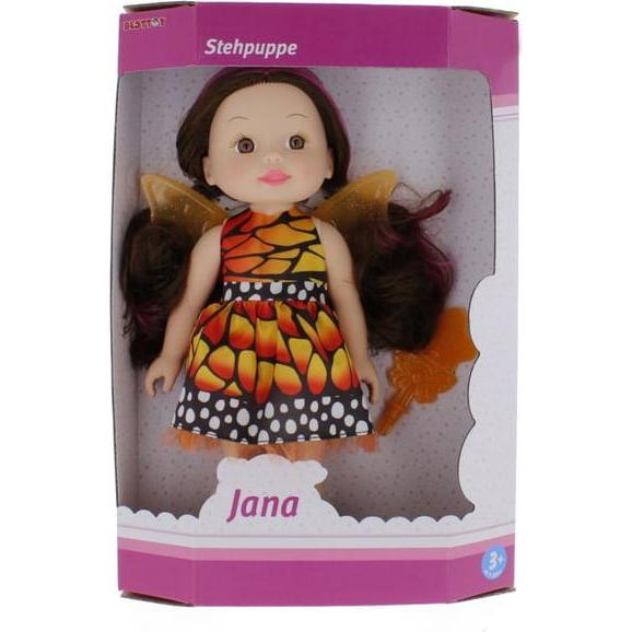 Thumbnail - Besttoy Stehpuppe Jana - Fee - Brünett - ca. 30 cm