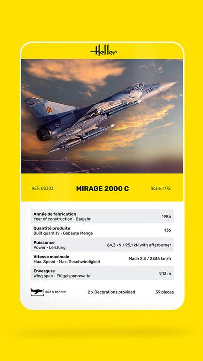 Produktbild Heller Mirage 2000 C