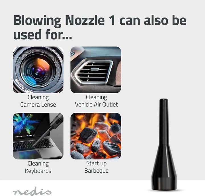 Produktbild Nedis Handstaubsauger VCHHR100BK