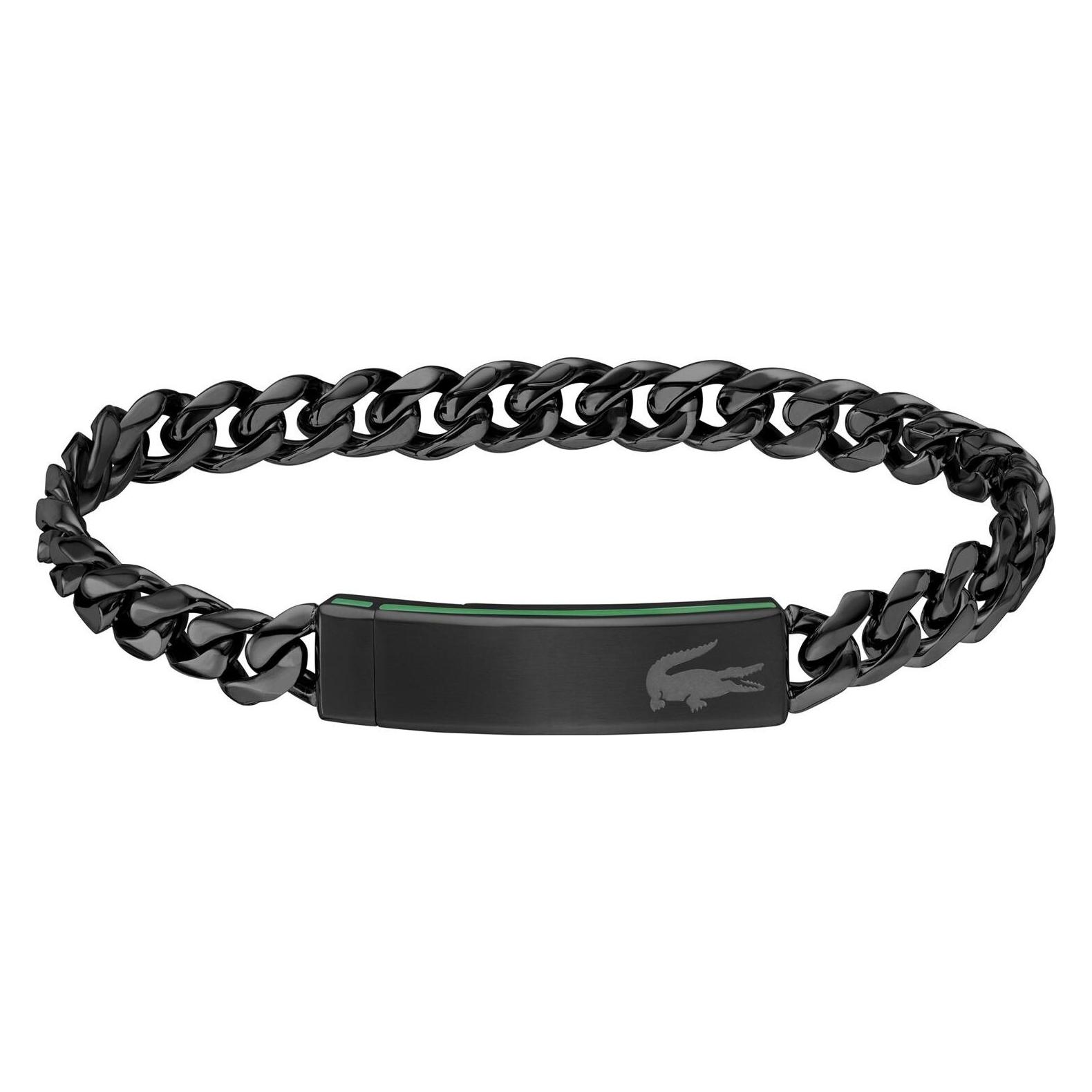 Lacoste, Armschmuck, - Modern MenÂ's Steel Bracelet Baseline 2040082, (Edelstahl)