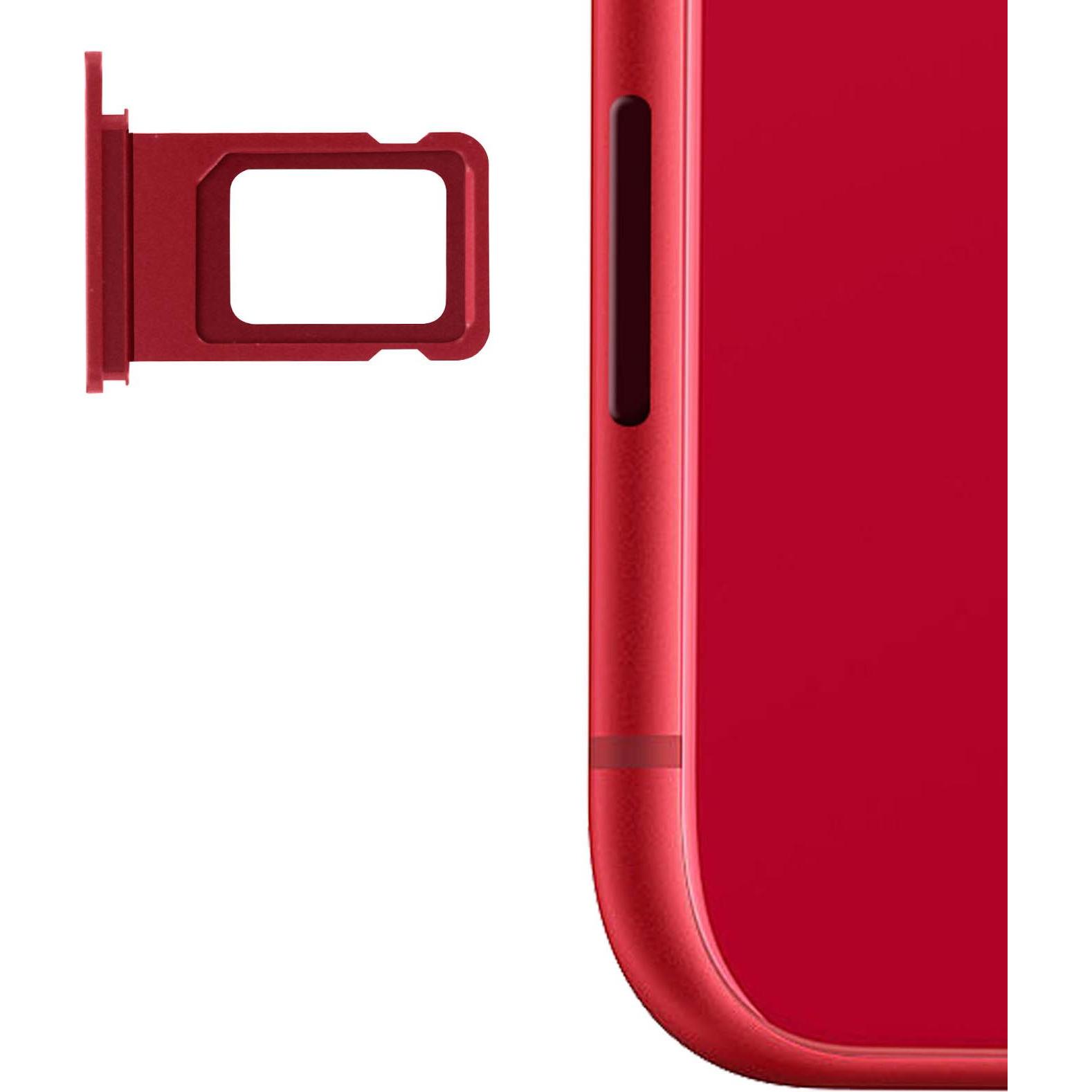 Thumbnail - Clappio Ersatz Sim-Halter Apple iPhone 11 (SIM-Halterung, iPhone 11), Mobilgerät Ersatzteile, Rot
