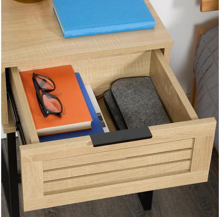 Actual product image Relaxdays Bedside Table (40 x 41.5 x 55.5 cm)