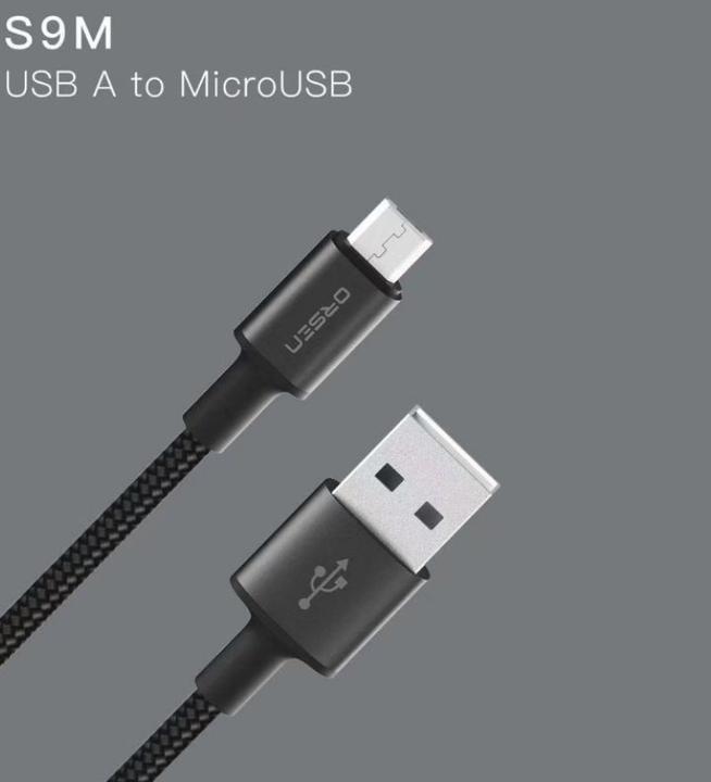 Actual product image Orsen S9M USB A and Micro 2.1A 1m black (1 m)