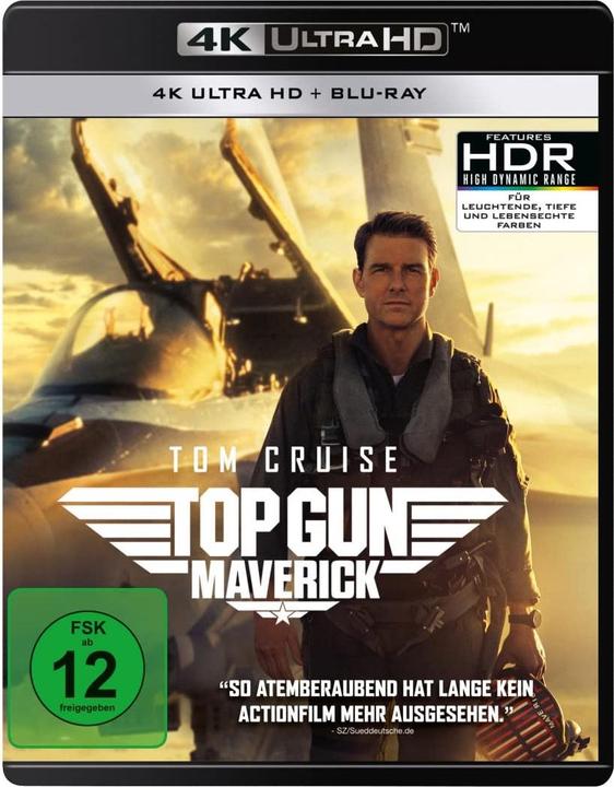 Top Gun : Maverick - 4K (Blu-ray, Blu-ray 4k, 2022, Allemand)