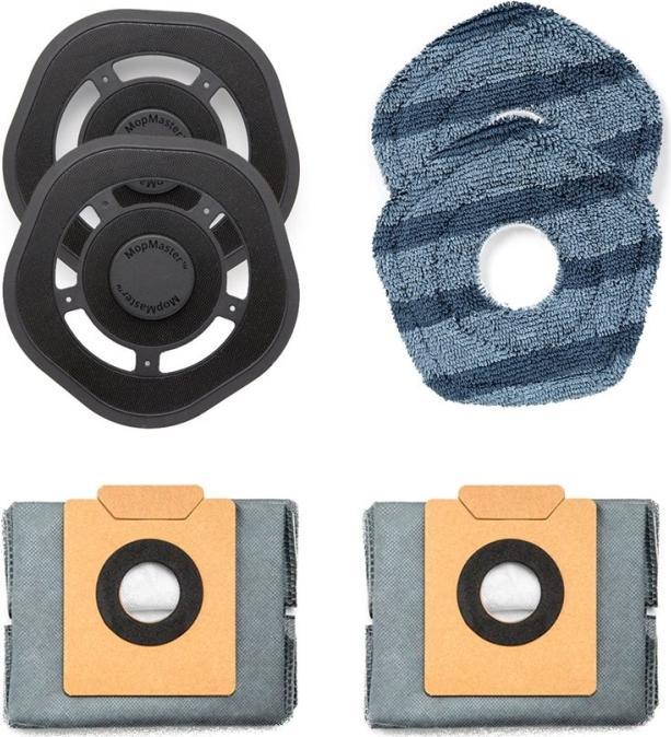 eufy Anker X10pro Omni Mop Holder x2 Mop Clothes x2, Dustbags x2