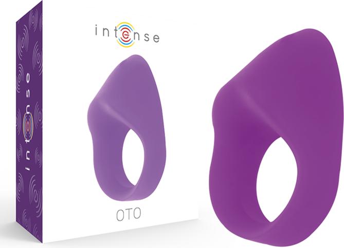 Actual product image Intense Oto Cock Ring Purple Rechargeable (3 cm)
