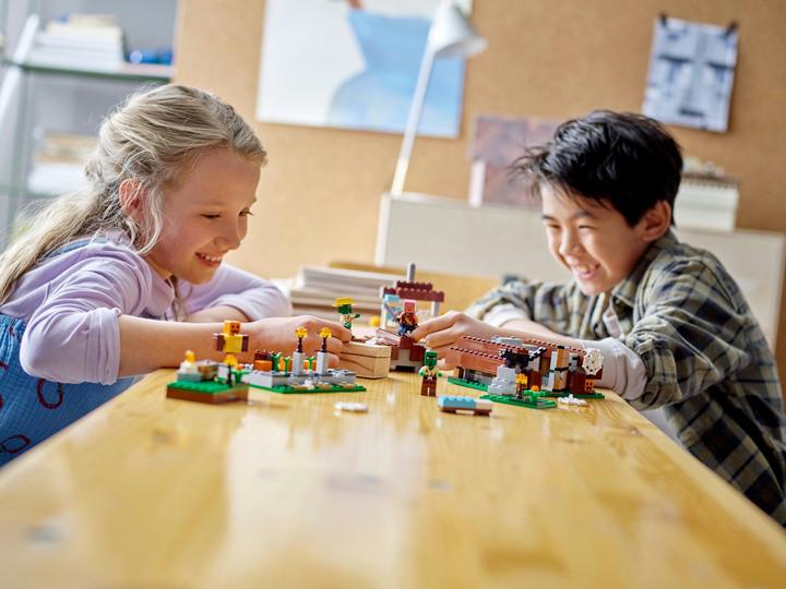 Actual product image LEGO The abandoned village (21190, LEGO Minecraft)