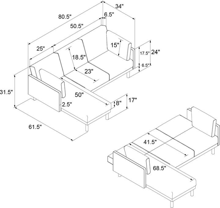 Immagine prodotto Dorel Home Clair (3 posti)