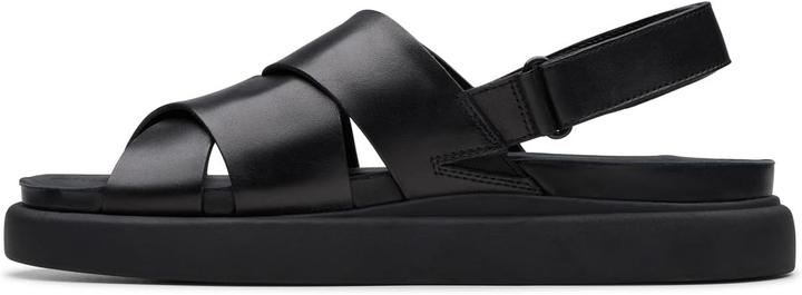 Clarks Premium Aristella Sun Sandal, Breathable Leather, Classic Look, Flexible Cushion Soft (36)