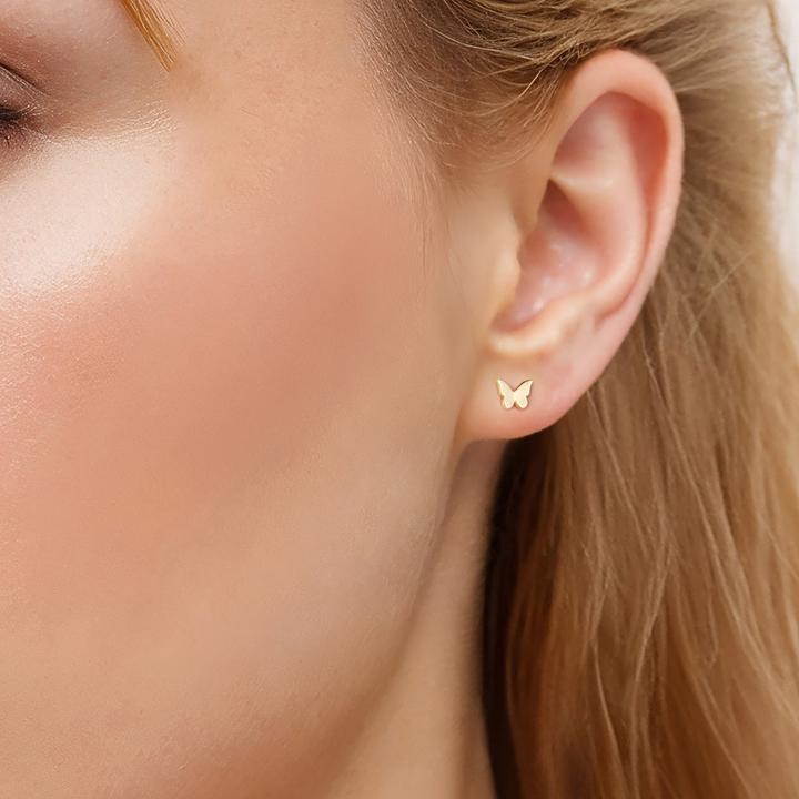 Immagine prodotto Glanzstücke München Ohrstecker Sterling Silber gelbgold - 38190 (Argento 100%)